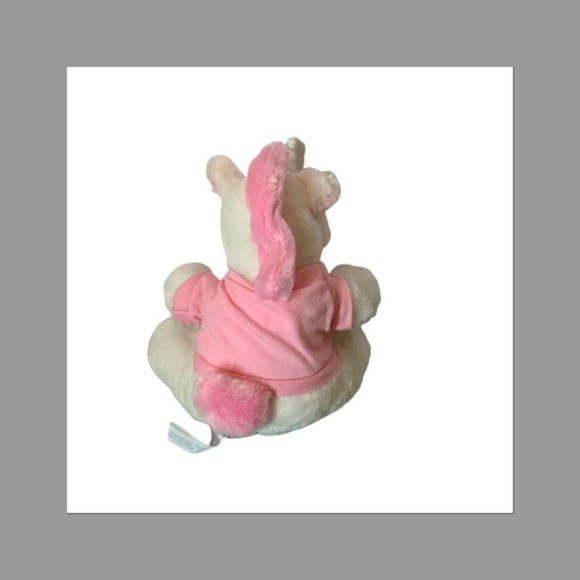 Hit Wear Pro Football Hall of Fame White and Pink Unicorn Stuffed Toy - Picture 3 of 5
